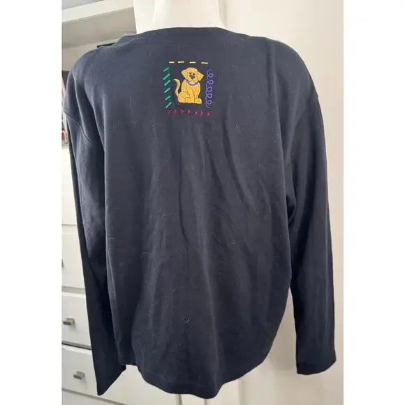 Vintage Bechamel Dog Cardigan Size Large - Picture 5 of 7